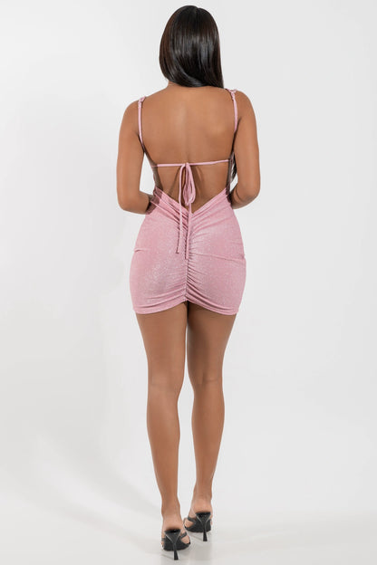 Vestido Mini Brillo Nocturno