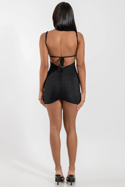 Vestido Mini Brillo Nocturno
