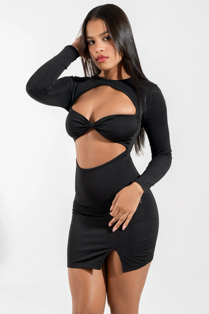 Vestido Mini Escote Tentación Nocturna